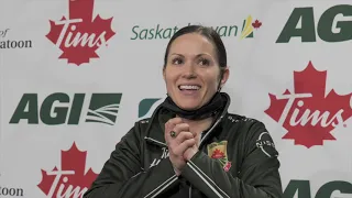 Media Scrum - Draw 11 - 2021 Tim Hortons Curling Trials