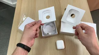 AirPods оригинал и AirPods копия. Просто сравнение.