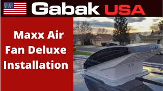 how to install maxx Air fan on fiberglass box truck