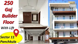 250 Gaj Builder floor Panchkula | 250 Gaj house Design with Stilt Parking | Panchkula House for Sale