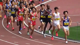 決勝 1部 男子5000m 関東インカレ陸上2024