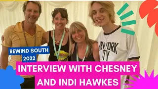 Chesney Hawkes & son Indi - interview at Rewind Festival 2022