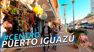 Recorriendo PUERTO IGUAZÚ CENTRO I MISIONES I ARGENTINA I 4K Walking Tour VLOG