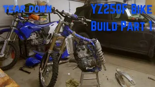 Starting My 2004 YZ250F Bike Build! YZ250F Bike Build #1