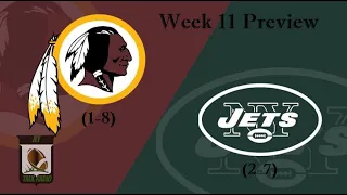 Jets vs Redskins Week 11 Preview