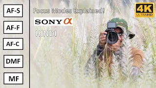 Sony Autofocus Modes Explained | Sony Autofocus Settings | Sony A7IV , Sony A7III , Sony A1 ,Sony a9