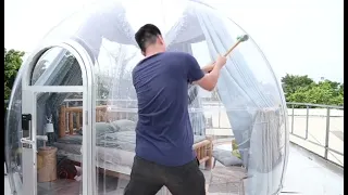 360° Transparent Glamping Dome House / Bubble Tent