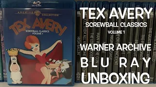 Tex Avery Screwball Classics: Volume 1 Warner Archive Blu Ray Unboxing