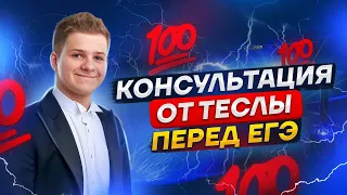 💯 Консультация с Теслой, что делать за день до ЕГЭ по физике?