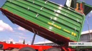 PRONAR Przyczepy tandem T683, T663/1 SILO, T663/1