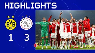 Historische avond in Dortmund 🤩 | Highlights Borussia Dortmund - Ajax | UEFA Champions League