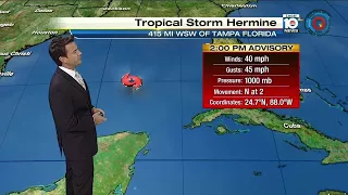 Tropical Storm Hermine forms