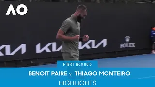 Benoit Paire v Thiago Monteiro Highlights (1R) | Australian Open 2022