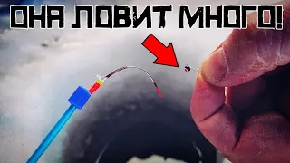 ТАЙНАЯ МОРМЫШКА КОСИТ в марте! Опустил в лунку и ЛУПИТ СХОДУ! Рыбалка 2024