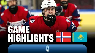 Highlights: Norway vs Kazakhstan | 2024 #U18MensWorlds