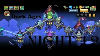 Arthur's Challenge - Dark Ages Night 12 - Plants vs Zombies 2