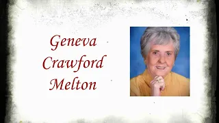 Geneva Crawford Melton Funeral Service