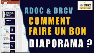BTS MCO : 5 règles pour réussir ton diaporama POWERPOINT | ADOC & DRCV