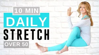 10 Minute Full Body Stretching Routine For Women Over 50 | Beginners