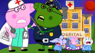 Zombie Apocalypse, Zombies Giant Appear At The Hospital🧟‍♀️ | Peppa Pig Funny Animation