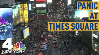 Hundreds at Times Square Ran for Their Lives, Mistaking Bike Backfire for Gunshots | NBC New York