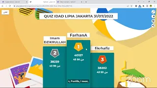 Quiz Seru Pelajaran Tes Masuk I'dad Lughowy LIPIA, peserta 300 orang!