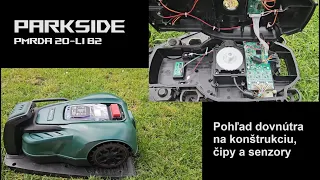 Konštrukcia a rozoberanie robotickej kosačky PARKSIDE