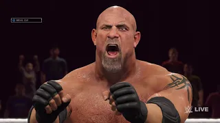 WWE 2K22: 🔥Goldberg vs Roman reigns🔥 insane fight (PS4-60FPS)