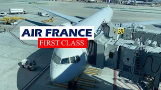 AIR FRANCE FIRST CLASS  La Premiere  Paris to Los Angeles AF066 Boeing 777 300er