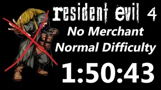 Resident Evil 4 No Merchant Normal Speedrun - 1:50:43