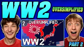 WW2 - Oversimplified (Part 2) REACTION!!