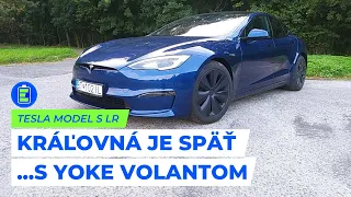 TEST: Tesla Model S LR 2023. Čo všetko je nové a ako sa žije s yoke volantom?