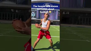 When hoopers try to play football…🤣