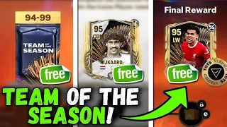 94-99 OVR EXCHANGE, FREE 95 OVR PLAYERS, ICONS AND MORE IN TEAM OF THE SEASON EVENT! FC MOBILE 24