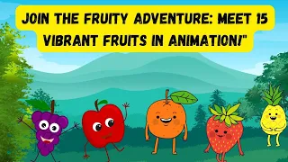 Join the Fruity Adventure: Meet 15 Vibrant Fruits in Animation