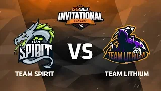 Team Spirit против Team Lithium, Вторая карта, Группа А, GG.Bet Dota 2 Invitational