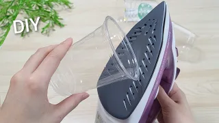 IRON a Plastic cups, the Result is MAGNIFICENT - Intelligent recycling idea - DIY crafts