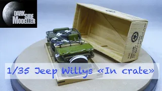jeep willys 1/35 "in crate" - Full build - step by step