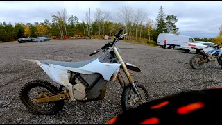 Stark Varg test ride at Haninge MK | Swedish enduro