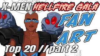 X-Men Hellfire Gala Outfits | Marvel FAN ART top 20 | Part 2 // #s 10-1