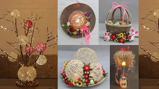 8 Jute Craft Ideas with Balloon | Home decorating ideas handmade easy