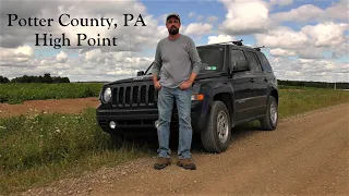 Highest Point in Potter County, PA ~ Lyon Hill 2,580 Feet