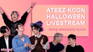 ATEEZ KCON Halloween Party live being iconic