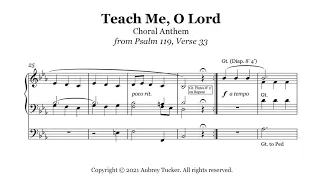 Organ: Teach Me, O Lord (Choral Anthem from Psalm 119, Verse 33) - Thomas Attwood