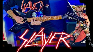 SLAYER - Die By The Sword - Guitar cover-w/solos/lyrics