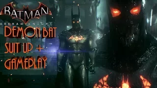 Batman Arkham Knight: Demon Batman Suit Up + Gameplay