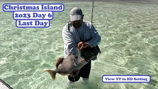 Christmas Island Kiribati Fly Fishing  - Day 6 the Last Day #skorflyfishing