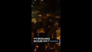 LEBRON 's LAST NIGHT POST GAME PARTY