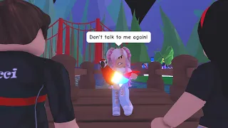 Rich Girl Abandoned her Poor Friends, Then Regretted it (Adopt Me Roblox)