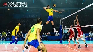 Monster Spikes/Blocks by Lucas Saatkamp | Men's VNL 2019